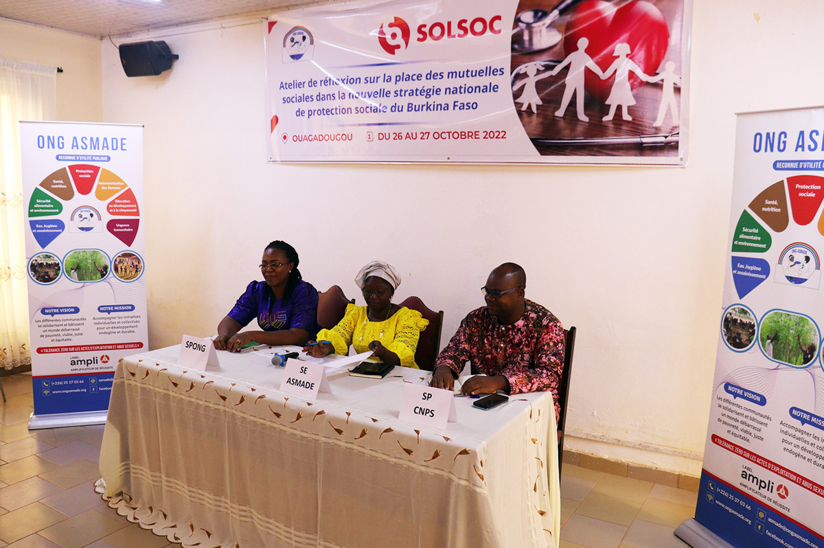 Atelier de réflexion sur la place des mutuelles sociales dans la nouvelle Stratégie Nationale de Protection Sociale (SNPS) du Burkina Faso